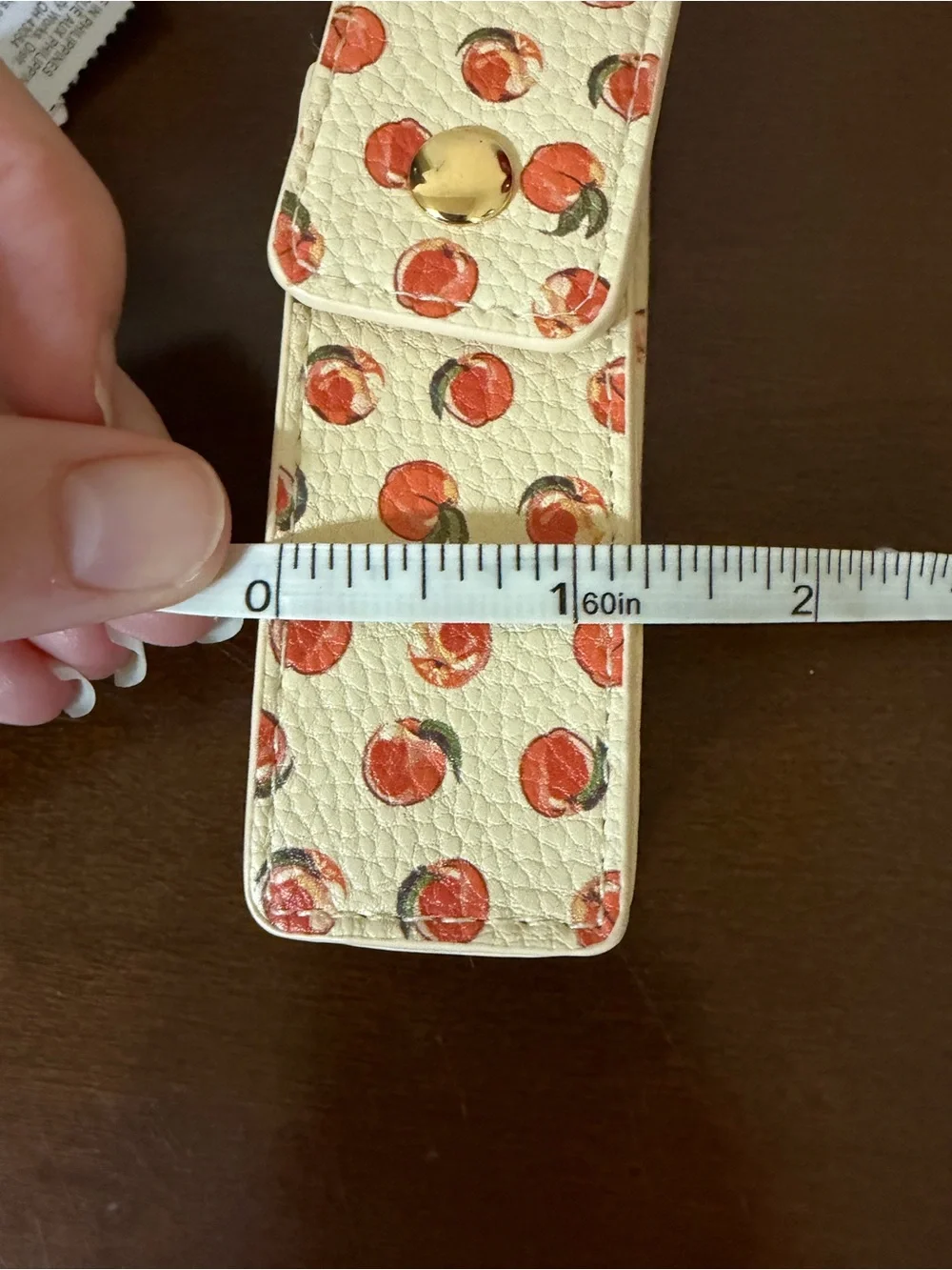 Bath and Body Works x Vera Bradley Peach Print Lipgloss Holder